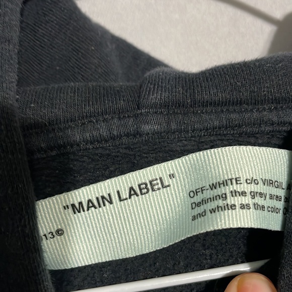 OFF-WHITE™ HEAVY PAINT HOODIE - Picture 4 of 8